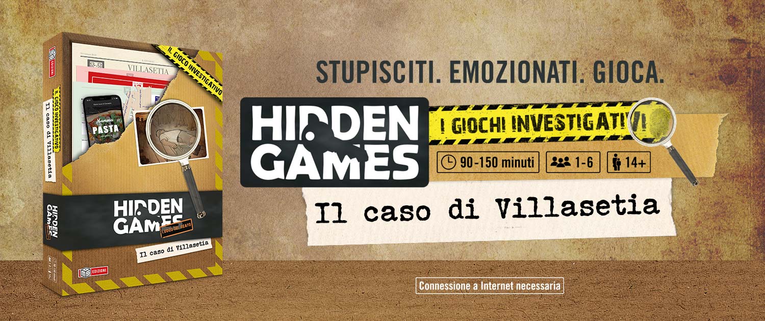 Hidden Games Luogo del Crime - Il 1° Case - IL CASO DI VILLASETIA -  Italiana - Realistic Crime Scene Game, Exciting Detective Game, Escape Room  Game